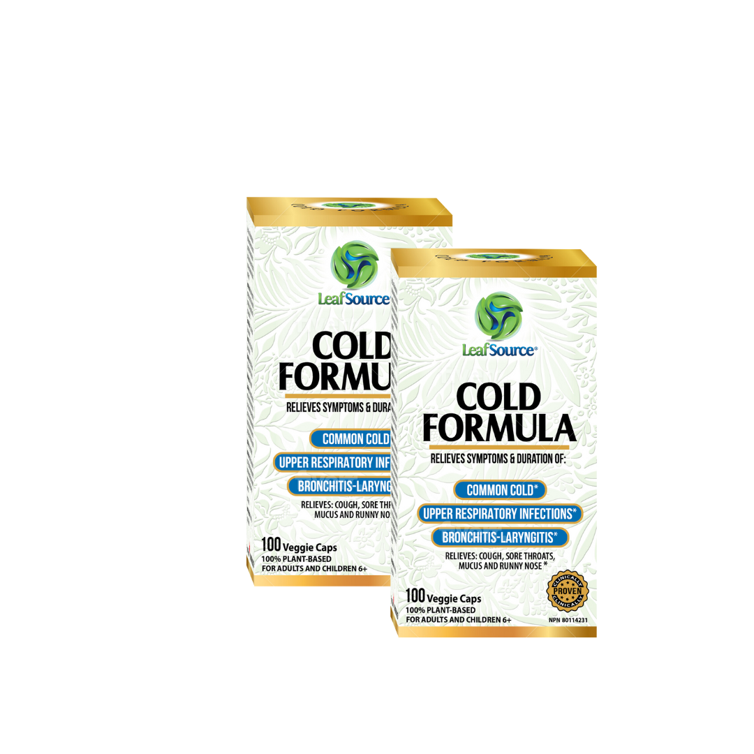 Leafsource Cold Formula 100vcap  - Reduce and Relieve Cold and Flu Symptoms - LeafSource®