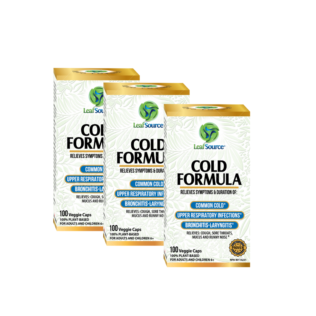 Leafsource Cold Formula 100vcap  - Reduce and Relieve Cold and Flu Symptoms - LeafSource®