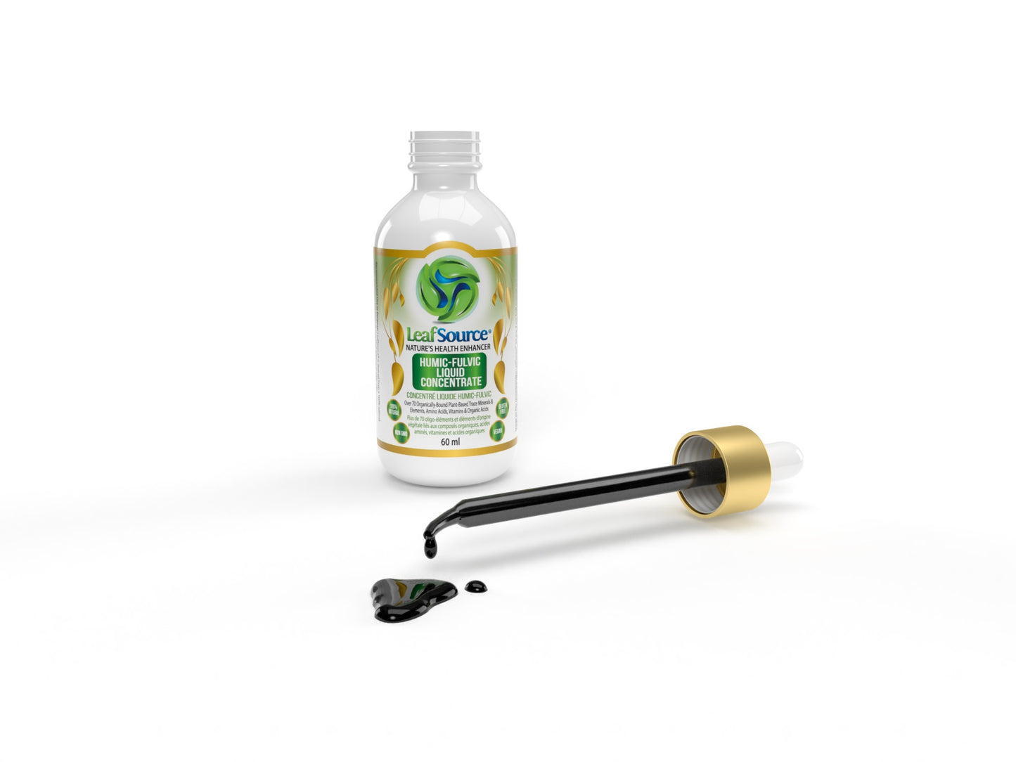 Humic and Fulvic Acid Liquid 2oz LeafSource - LeafSource®