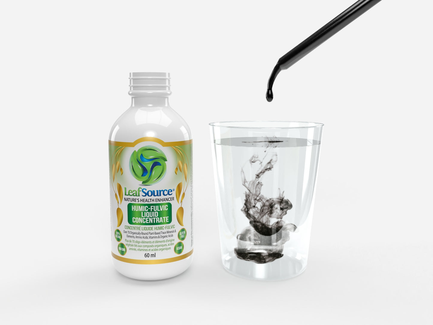 Humic and Fulvic Acid Liquid 2oz LeafSource - LeafSource®