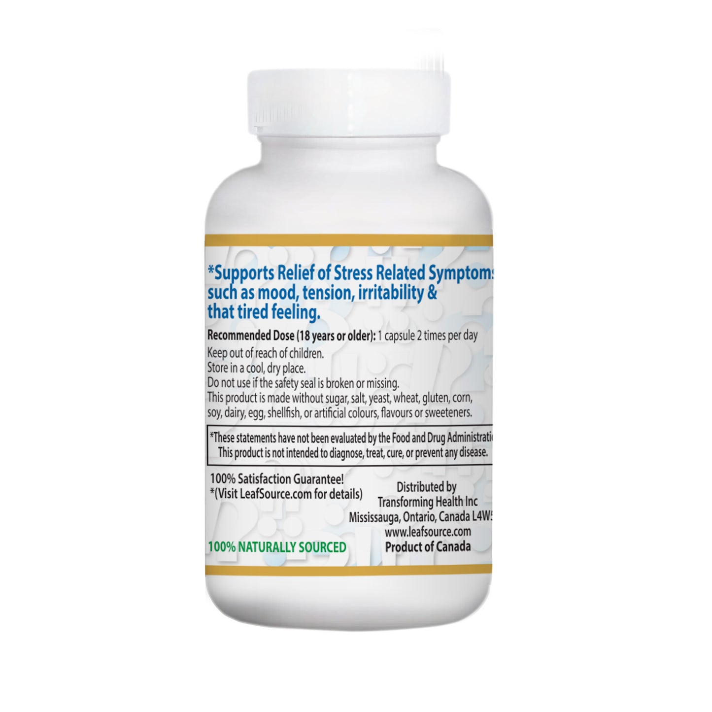 Stress Complex 60 vcap with Ashwagandha - LeafSource - LeafSource®