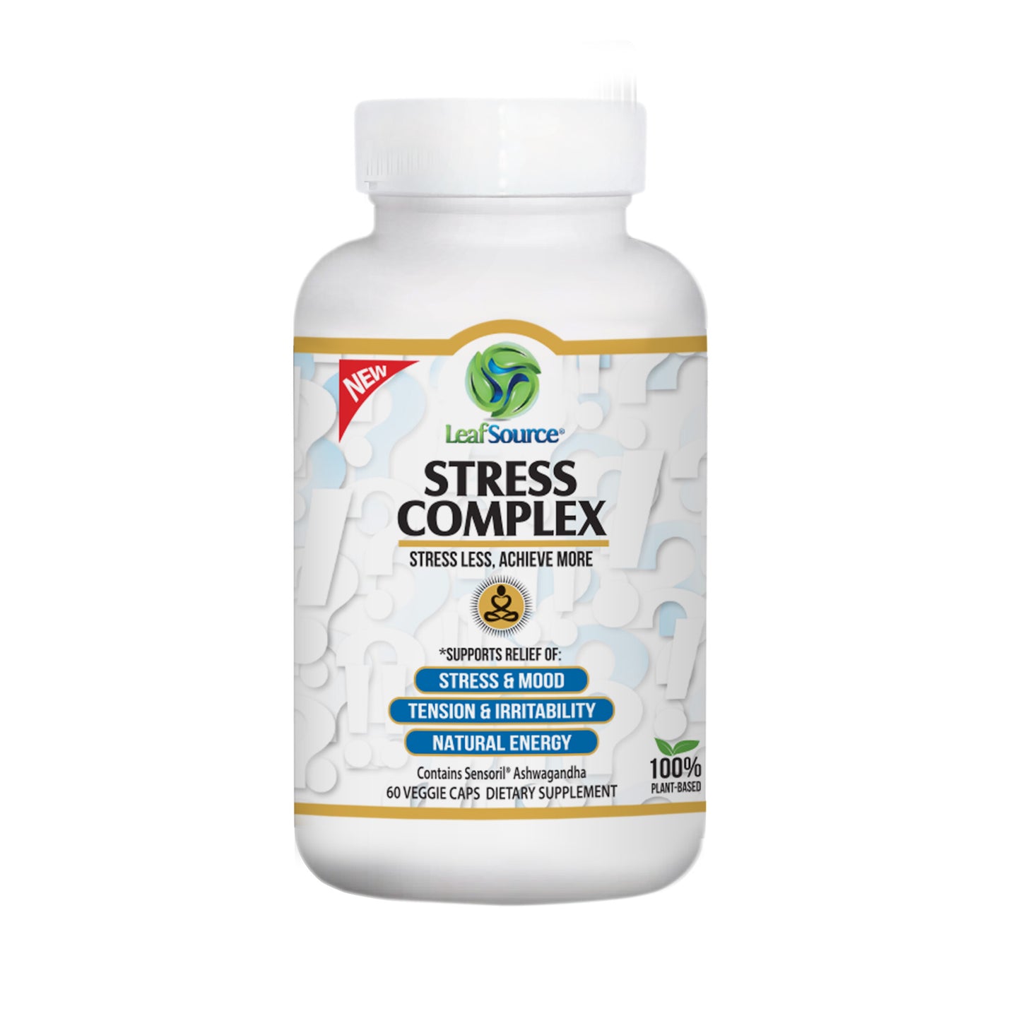 Stress Complex 60 vcap with Ashwagandha - LeafSource - LeafSource®