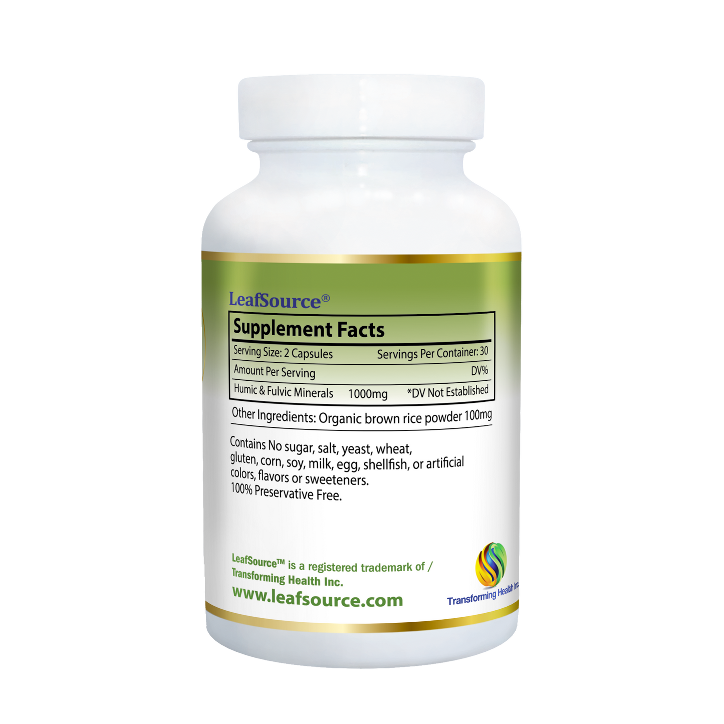 LeafSource Humic - Fulvic Acid Complex - 60 Capsules - LeafSource®