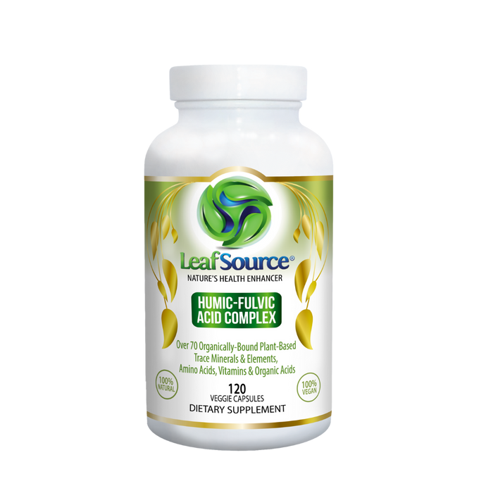 Humic and Fulvic Acid Complex LeafSource® 120 Capsules - LeafSource®