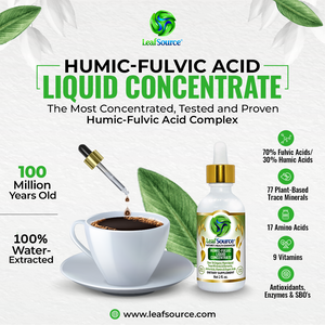 Humic and Fulvic Acid Liquid 2oz LeafSource - LeafSource®