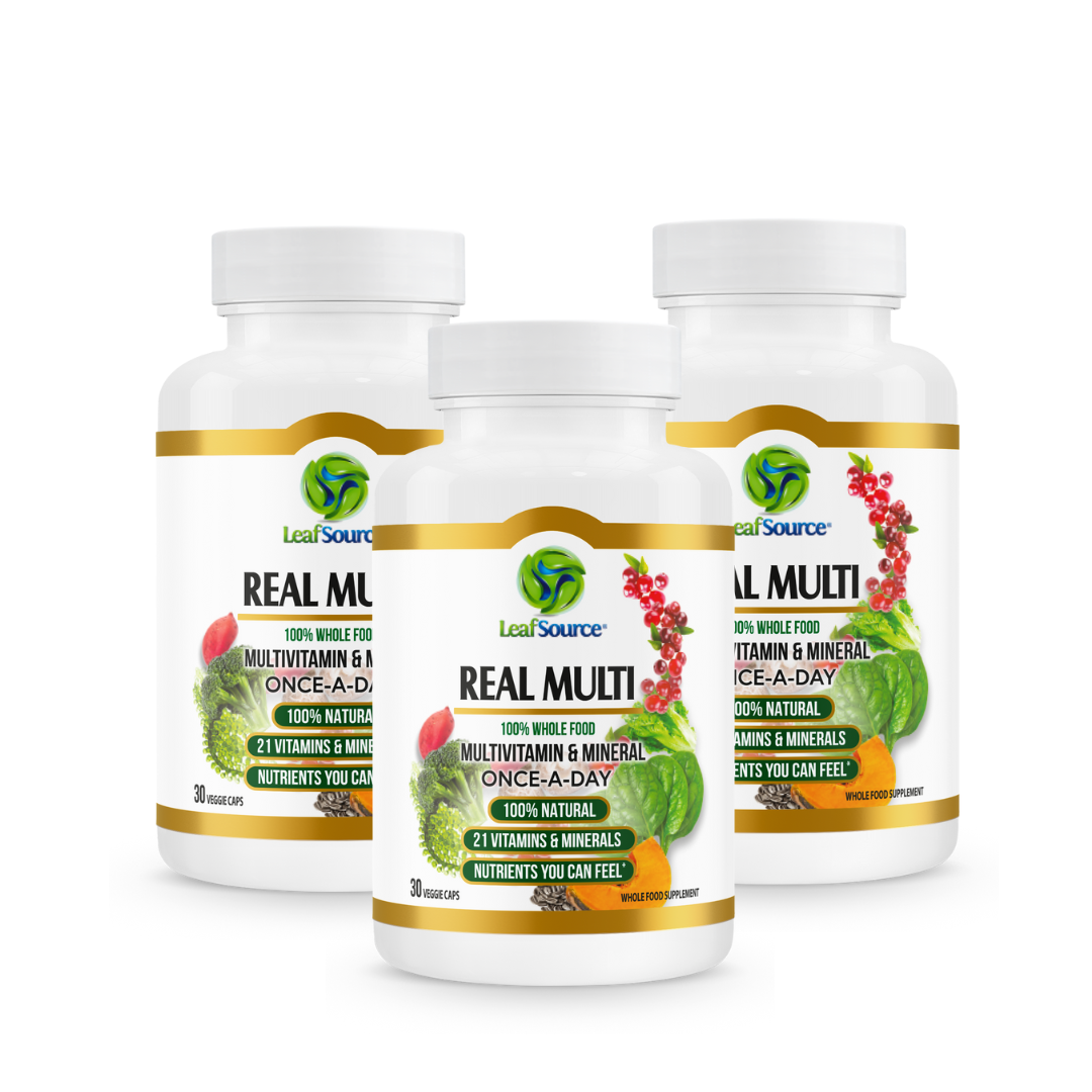 
                  
                    LeafSource® Real Multi 30 Vegetarian Capsules - Once A Day Multivitamin Made From 100% Real Food - LeafSource®
                  
                