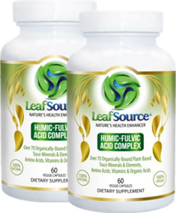 Humic and Fulvic Acid Complex  LeafSource 60 Capsules - LeafSource®