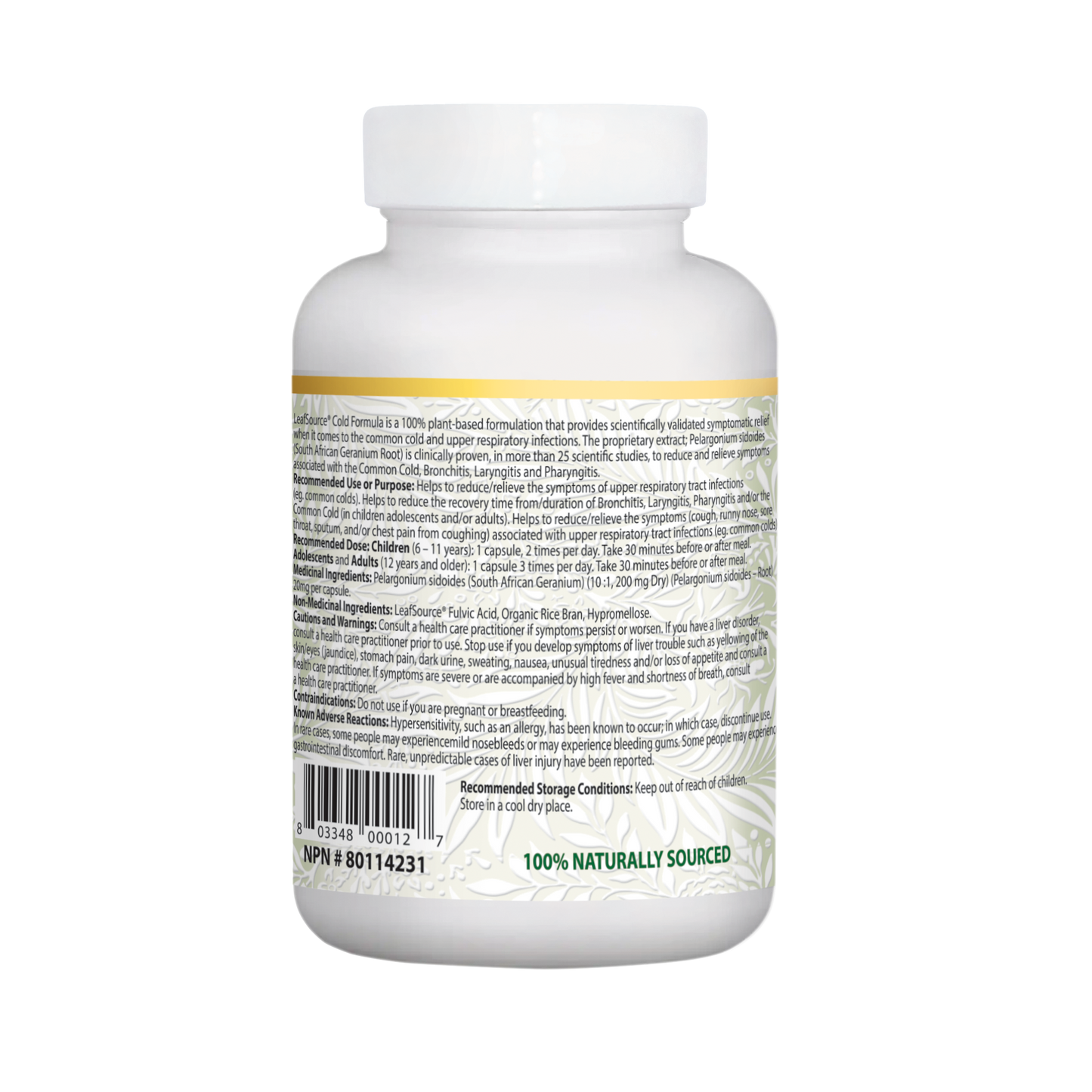 
                  
                    LeafSource® COLD FORMULA - 60 Capsules - LeafSource®
                  
                
