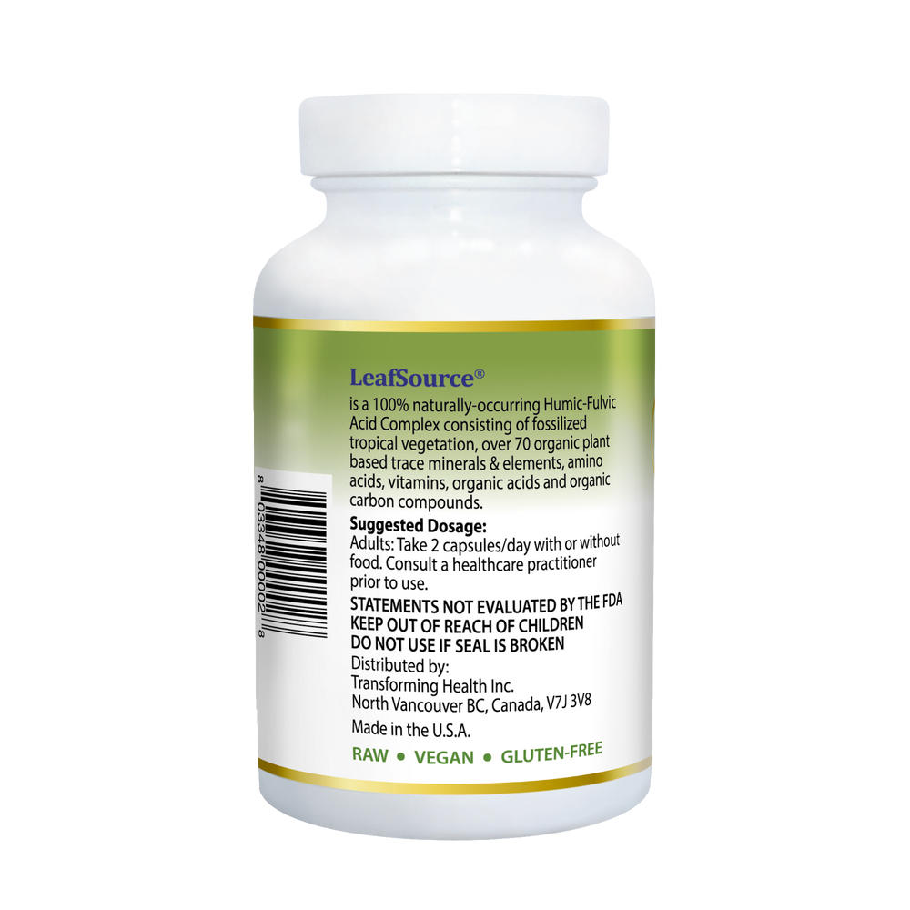 
                  
                    LeafSource Humic - Fulvic Acid Complex - 60 Capsules - LeafSource®
                  
                