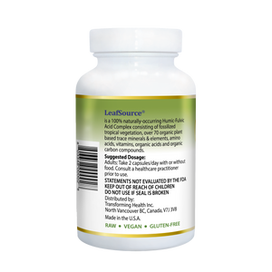 LeafSource Humic - Fulvic Acid Complex - 60 Capsules - LeafSource®